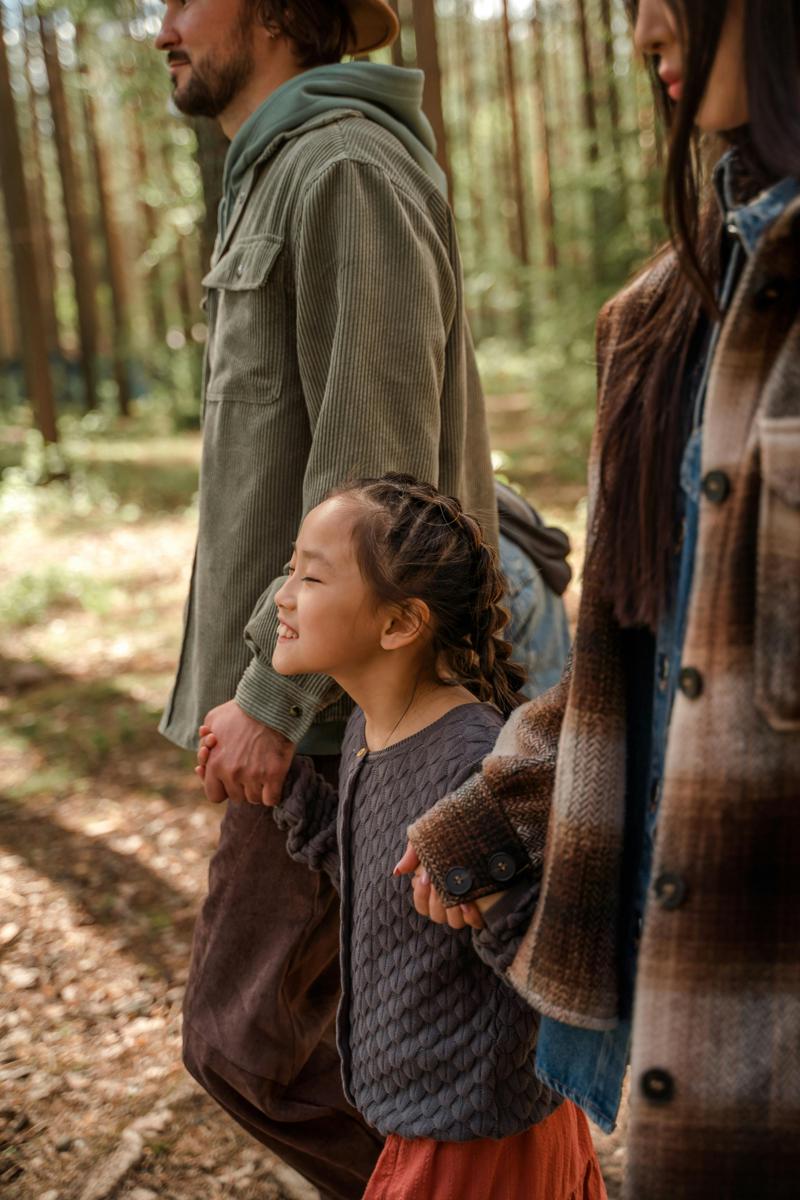 family hiking