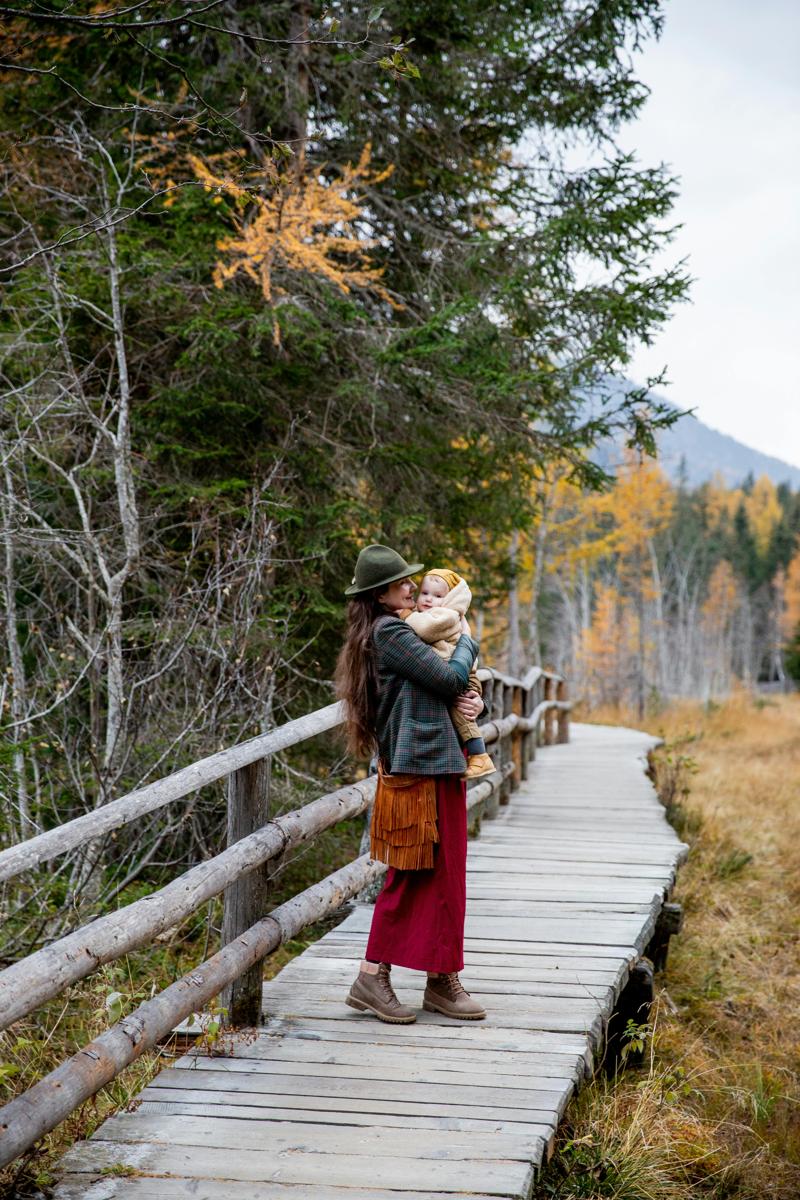 family hiking