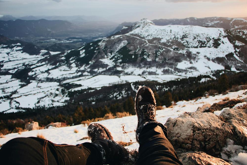 winter hiking