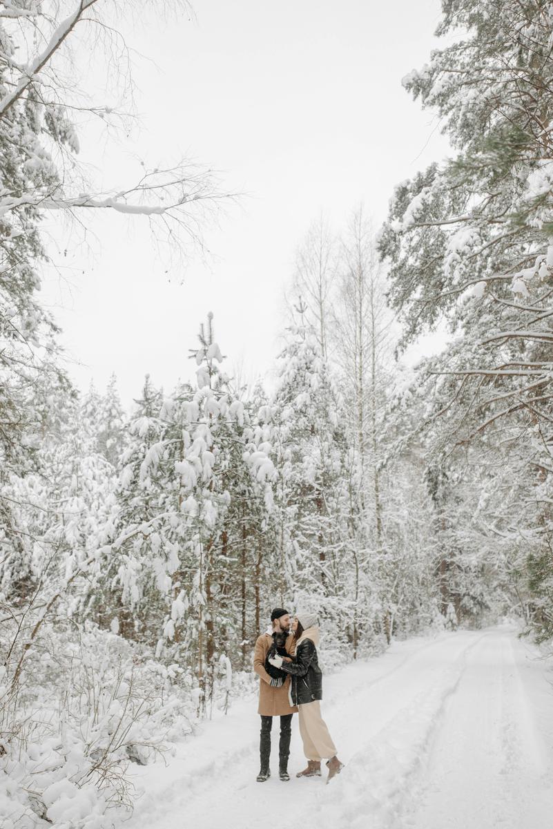 winter hiking